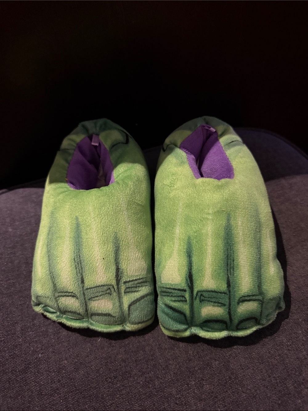 Kids Hulk Slippers